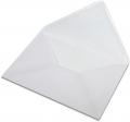 [164005159] Briefhüllen C6 114x162 mm Nassklebend Transparent Weiß 90 g/qm